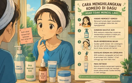 Komedo di Dagu Tak Kunjung Hilang? Ini Solusinya