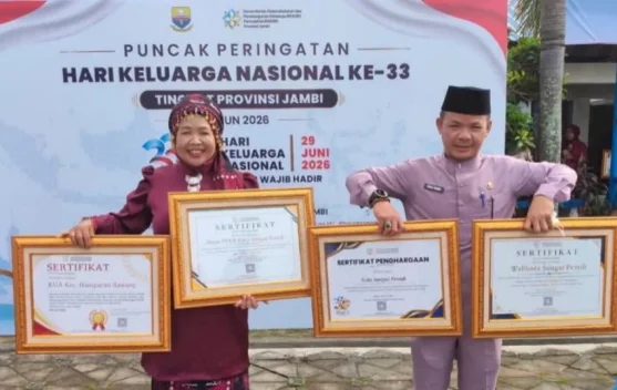 Pemkot Sungai Penuh Borong Tiga Penghargaan HARGANAS 2026