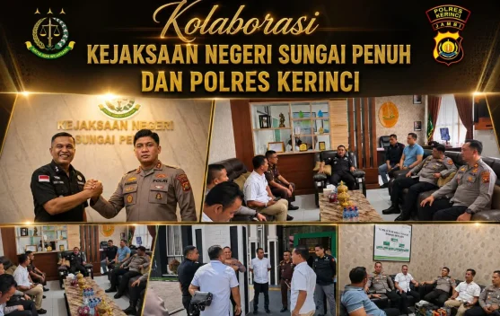 Polres Kerinci Perkuat Sinergi Penegakan Hukum Bersama Kejaksaan Negeri