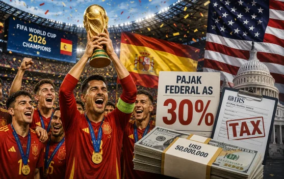 Spanyol Juara Piala Dunia 2026, Hadiah Rp895 Miliar Berpotensi Dipotong Pajak AS