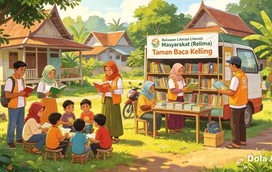 Relima Sungai Penuh Luncurkan "Taman Baca Keliling", Jangkau Warga