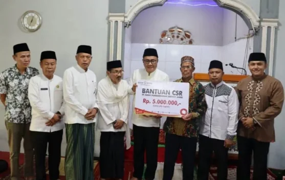 Wako Alfin - Wawako Azhar Safari Jum'at di Masjid Tawakkal Desa Sungai Ning