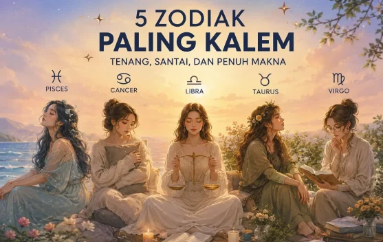 5 Zodiak Paling Kalem, Pisces hingga Virgo yang Punya Aura Menenangkan