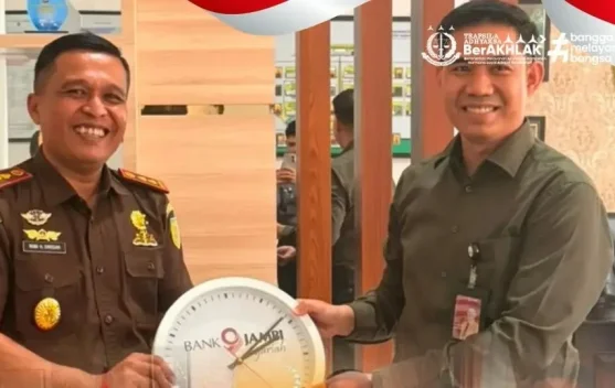 Dana CSR Rp25 Juta Dukung Pembangunan Mushola Kejari Sungai Penuh