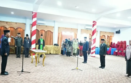 Wabup Merangin Lantik Tiga Pejabat Eselon II