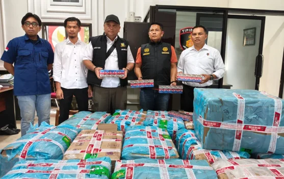 Polres Kerinci Gagalkan Penyelundupan 499 Ribu Batang Rokok Ilegal