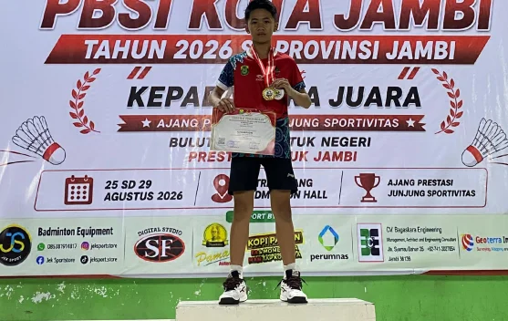 Siswa SMPN 13 Kerinci Borong Dua Gelar di Jambi Open 2026