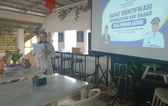 Penggerak HAM Dewi Yulianti, SE Pimpin Rapat Identifikasi Pemenuhan Hak Dasar Desa