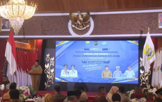 Ikut Bangun Daerah,Bupati Merangin Sosialisasikan Keringanan PKB