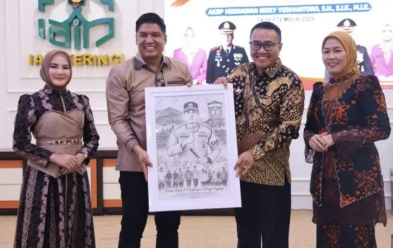 Gelar Lepas Sambut Kapolres Kerinci, Wako Alfin Apresiasi Dedikasi dan Pengabdian