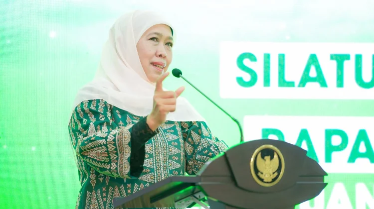Gubernur Khofifah Resmikan Rumah Besar Kyai-Santri Penyejuk Bangsa