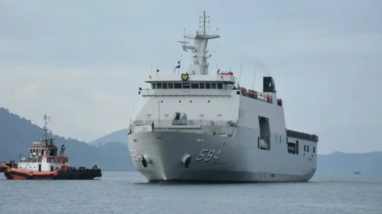 Kapal Produksi PT. PAL Perkuat Latihan Pertahanan Maritim