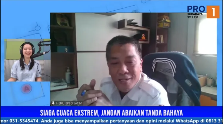 BPBD Jatim Minta Warga Kenali Tanda Bencana