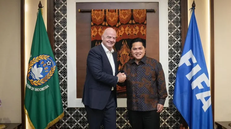 Erick Thohir Apresiasi Dekade Kepemimpinan Gianni Infantino
