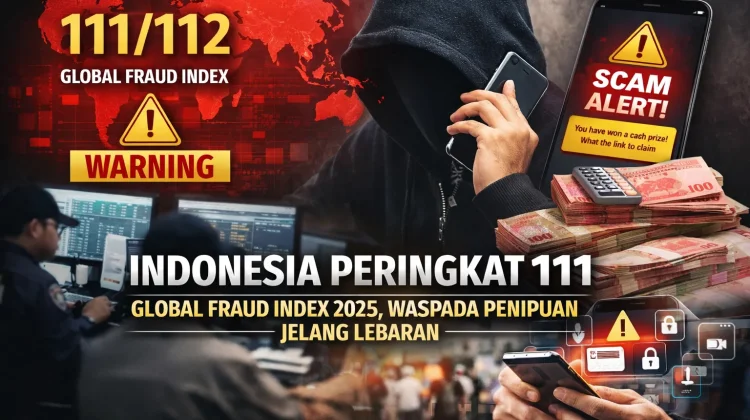 Indonesia Peringkat 111 Global Fraud Index 2025, Waspada Penipuan jelang Lebaran