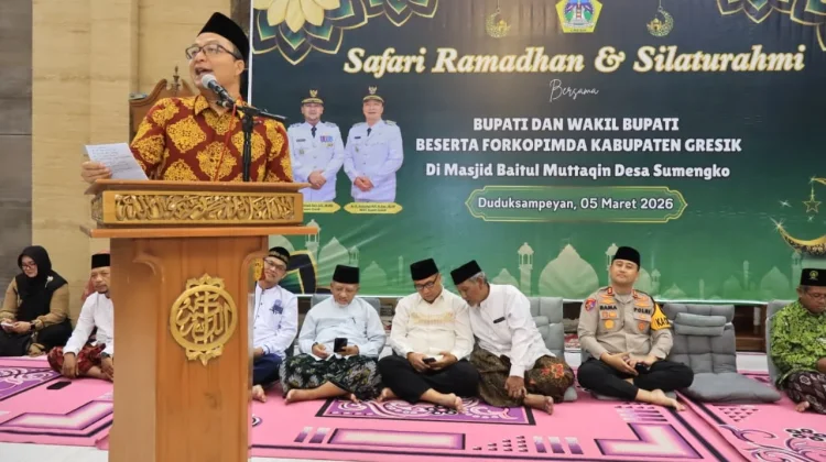 Kenalkan WA Aduan, Wabup Gresik Tutup Safari Ramadan