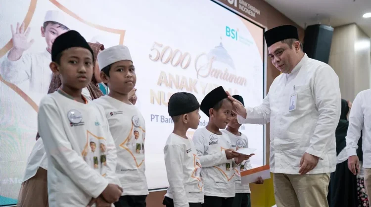 BSI Berbagi dengan 5000 Anak Yatim Serentak se Indonesia