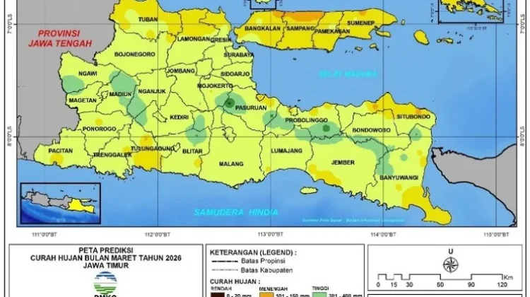 BMKG Juanda Imbau Masyarakat Jatim Waspada Cuaca Ekstrem