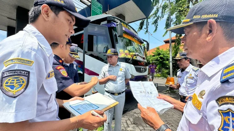 Prediksi Puncak Mudik 17 Maret 2026, Dishub Surabaya Perketat Ramp Check Bus