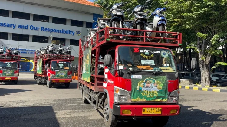 Pemprov Jatim Fasilitasi Mudik Gratis bagi 200 unit Motor