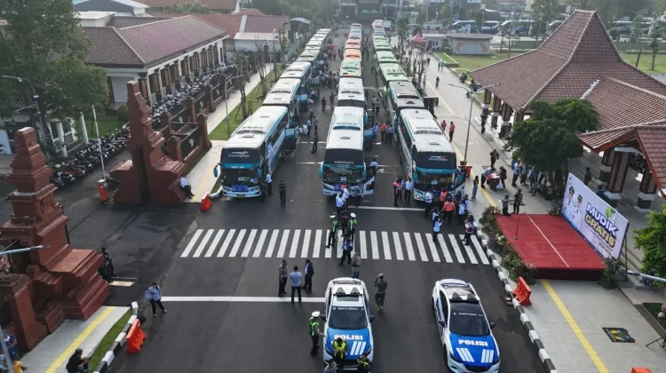 Pemkab Sidoarjo Berangkatkan Ribuan Pemudik Gratis Lebaran 2026