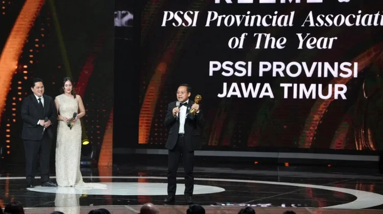 PSSI Jawa Timur Jadi Asprov Terbaik PSSI Awards 2026