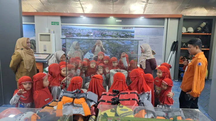 Kunjungan Edukasi Bencana BPBD Jatim Kembali Ramai usai Lebaran