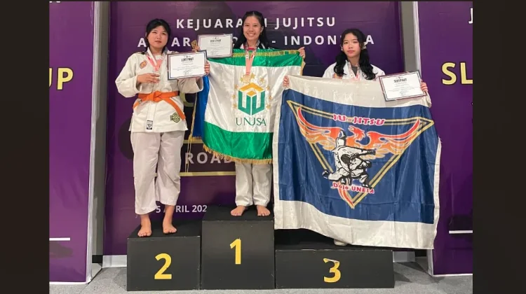 Dua Mahasiswi FKIP Unusa Raih Juara Nasional Jujitsu 2026
