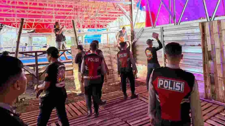 Polisi Bongkar Dugaan Arena Sabung Ayam di Sidoarjo
