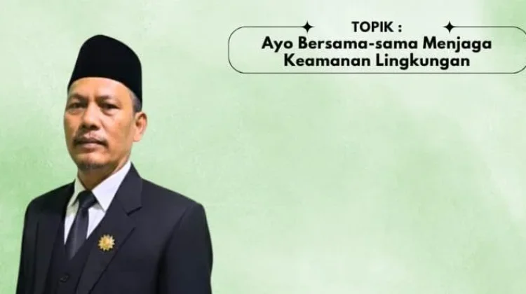 Jaga Keamanan Lingkungan Bersama