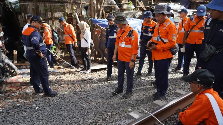 KAI dan BTP Cek Lintas Wonokromo–Sepanjang Dukung Double Track