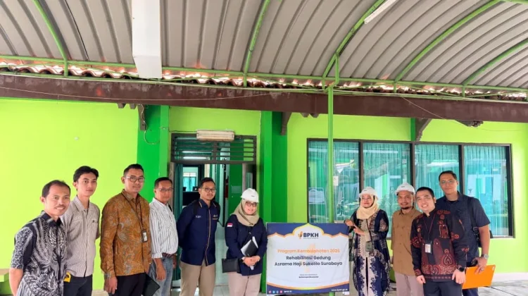 BPKH Salurkan Bantuan Renovasi Fasilitas Asrama Haji Embarkasi Surabaya