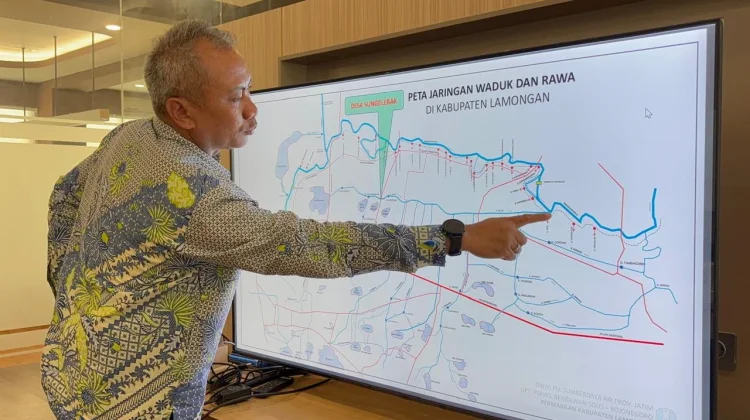 Pemprov Jatim Dorong Penyelesaian Jabung Ring Dyke Solusi Cegah Banjir Lamongan