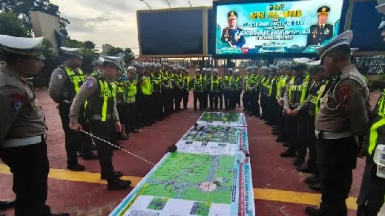 May Day, Polisi Rekayasa Lalin Sidoarjo Surabaya