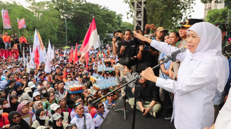 May Day 2026, Gubernur Khofifah Ajak Wujudkan Industri Maju dan Pekerja