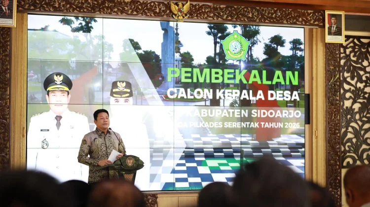 Ratusan Cakades Sidoarjo Ikuti Pembekalan Pilkades Damai