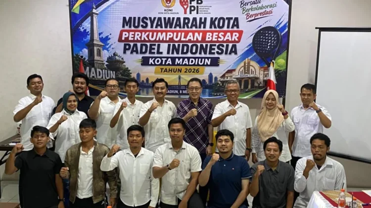 PBPI Kota Madiun Resmi Terbentuk, Awali Pengembangan Olahraga Padel