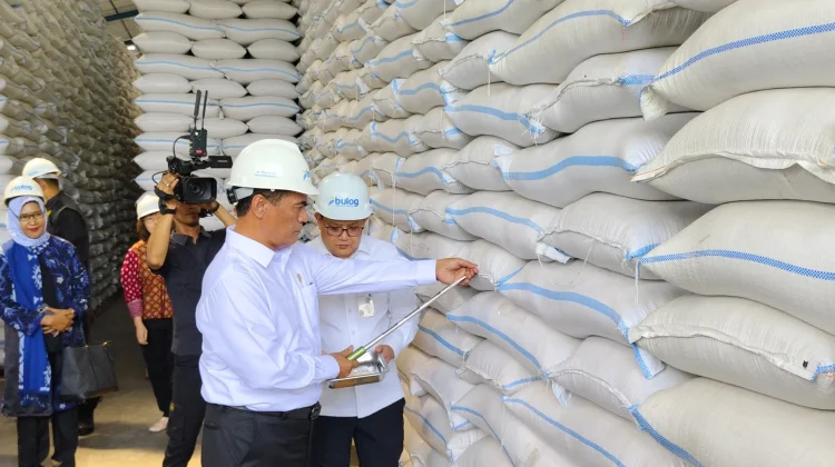 Mentan: Stok Beras Nasional 5,3 Juta Ton, Tertinggi Sepanjang Sejarah