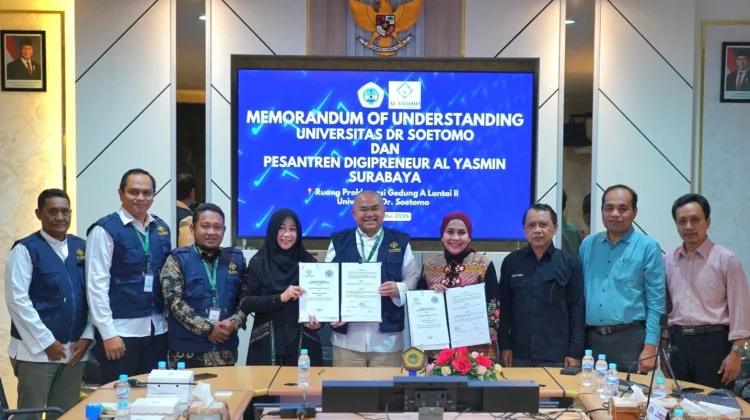 Perkuat Pendidikan Digital, Pesantren Al Yasmin Gandeng 8 Fakultas Unitomo