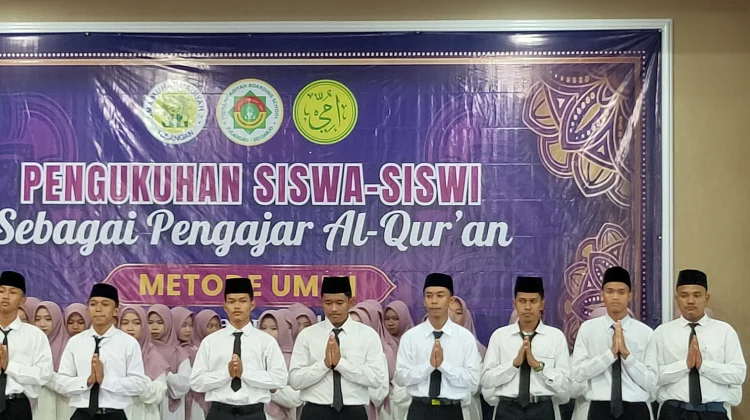 Sebanyak 62 Pengajar Al-Qur’an Metode Ummi SMA Muhammadiyah 3 Tulangan Dikukuhkan
