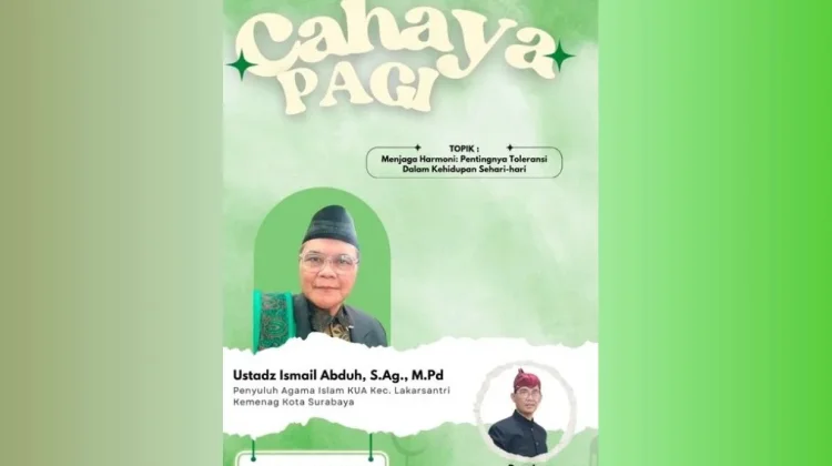 Menjaga Harmoni: Cahaya Pagi Kupas Pentingnya Toleransi