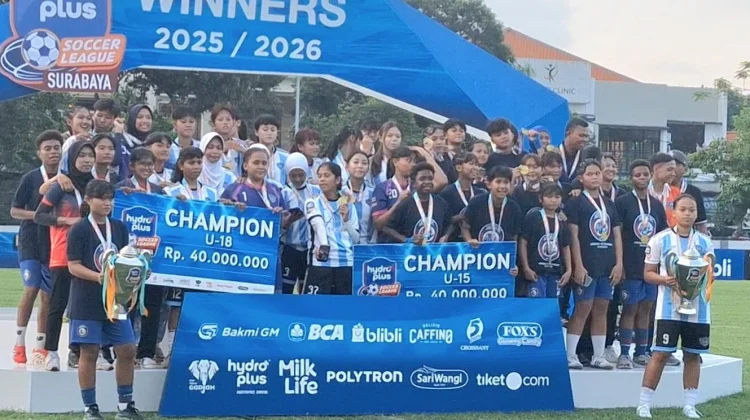 Arema FC Women dan Tigers FA Juarai HydroPlus Soccer League Surabaya
