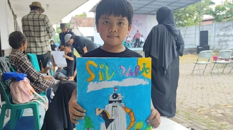 Pelajar Dominasi Event Sidoarjo Menggambar, Semangat Seni Kian Tumbuh