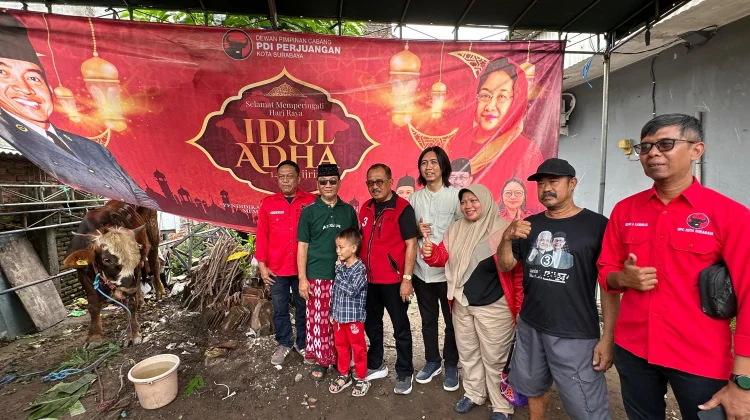 PDI Perjuangan Surabaya Perluas Distribusi Hewan Kurban ke Sejumlah Wilayah