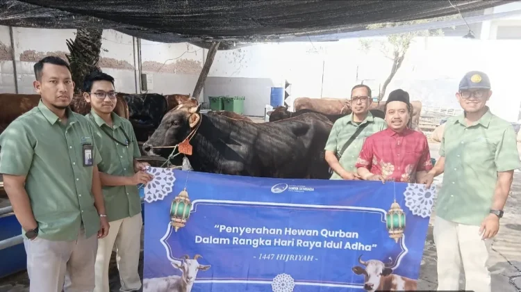 Perumda Air Minum Surya Sembada Kota Surabaya Salurkan 13 Sapi Kurban