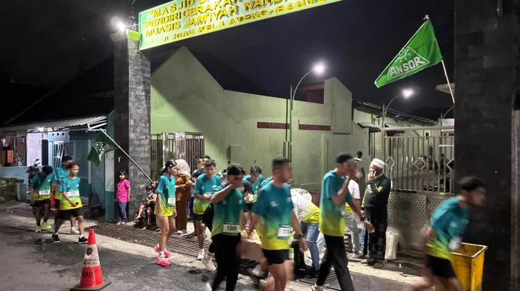 Kenang Jejak Pendiri, GP Ansor Banyuwangi Gelar Night Run
