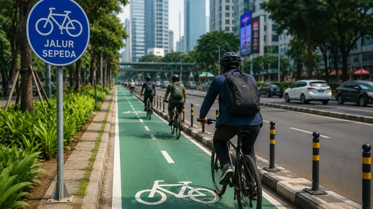 Jalur Sepeda Aman Masih Jadi Tantangan