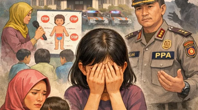 Separuh Kasus PPA Sidoarjo Libatkan Kekerasan Seksual Anak