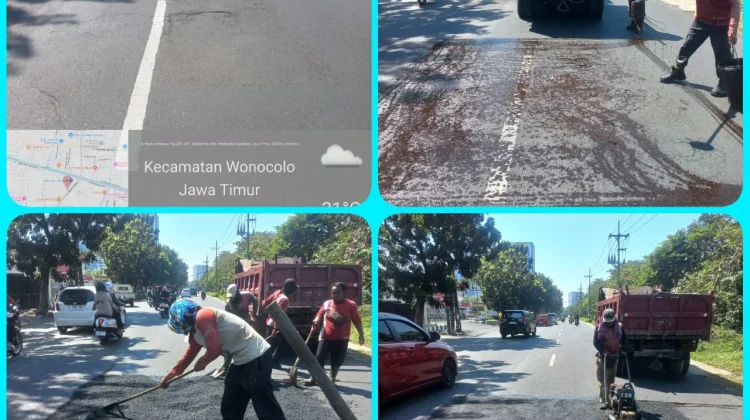 Aduan Pendengar Halo RRI Ditindaklanjuti, Jalan Prapen Diperbaiki