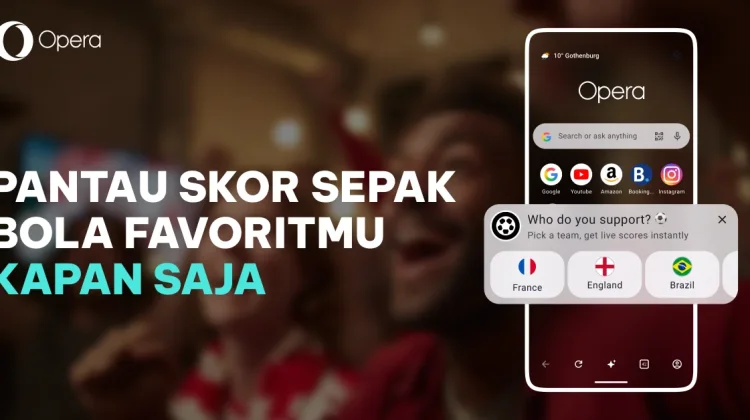 Jelang Piala Dunia, Opera Hadirkan Football Hub untuk Fans Indonesia